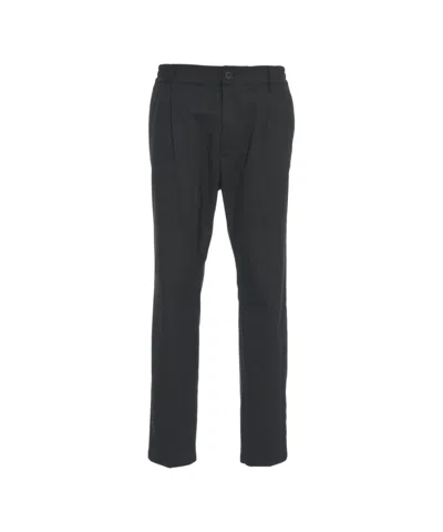 Cruna Pleated Trousers With Tailored Cut And Structured Finish In Blue