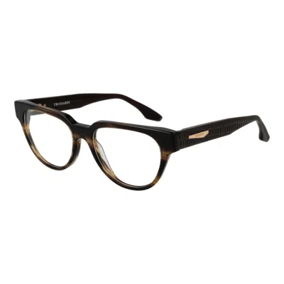 Trussardi Brown Women Glasses Frame In Brown