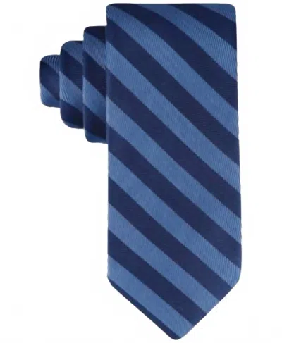 Tommy Hilfiger Men's Toby Stripe Tie In Bright Blue In Blue