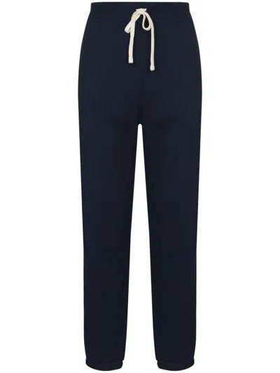 Polo Ralph Lauren Relaxed Fit Blue Trousers With Adjustable Drawstring In Blue