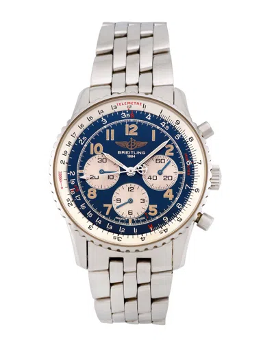 Pre-owned Breitling Men's Navitimer 92 Watch, Circa 1990's (authentic Pre-loved) In Metallic