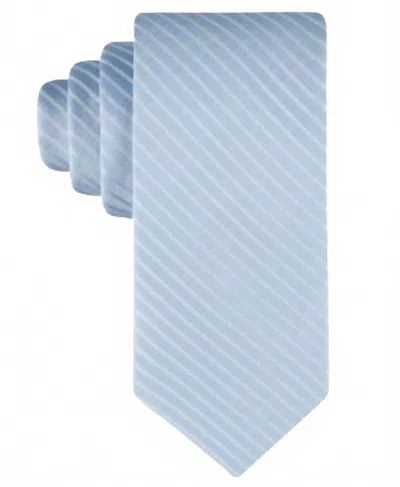 Calvin Klein Men's Austin Stripe Tie In Light Blue In Blue