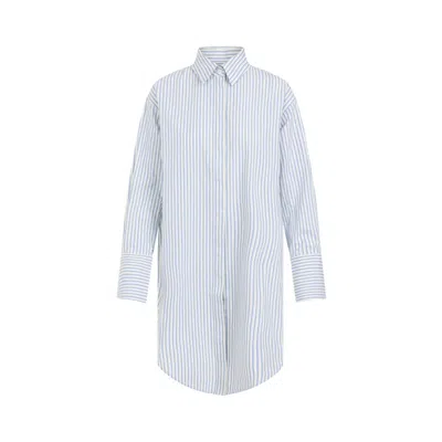 Victoria Beckham Yellow Chamomile Organic Cotton Wrap Front Blouse In Multi