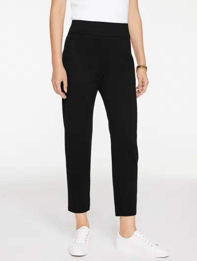 Talbots Plus Petite - Everyday Stretch Straight Leg Ankle Pants - Black - 3x  In Black