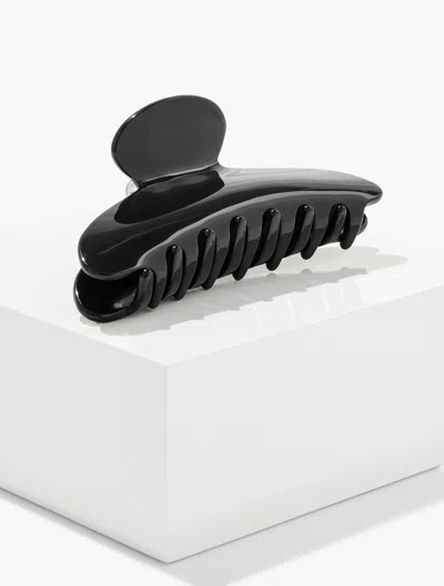 Talbots Black Marble Hair Clip - 001  In Black