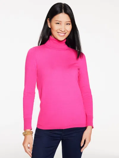 Talbots Plus Size - Perfect Turtleneck Top - Violet Rose - 2x  In Pink