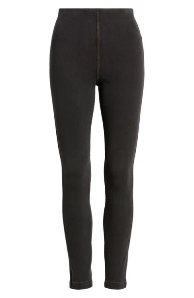 Lyssé 'lyssentials Toothpick Denim Leggings In Black