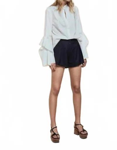 Acler Fletcher Short In Midnight In Blue