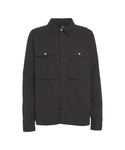 Thom Krom Shirt With Chest Pockets In Black