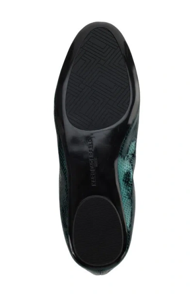 Karl Lagerfeld Women's Velma Almond Toe Ballet Flats In Green