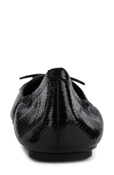 Karl Lagerfeld Women's Velma Almond Toe Ballet Flats In Black