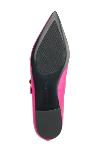 Karl Lagerfeld Women's Veyda Mary Jane Pointed Toe Flats In Pink