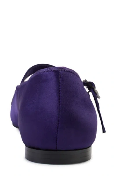 Karl Lagerfeld Women's Veyda Mary Jane Pointed Toe Flats In Purple