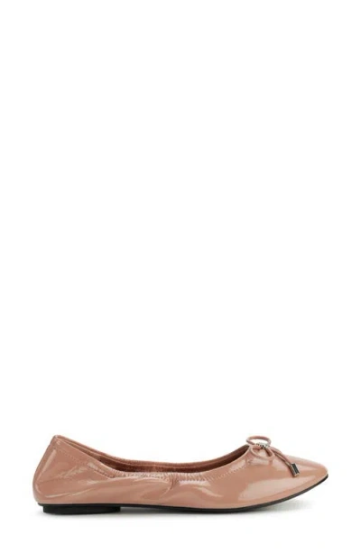 Karl Lagerfeld Women's Velma Almond Toe Ballet Flats In Pink