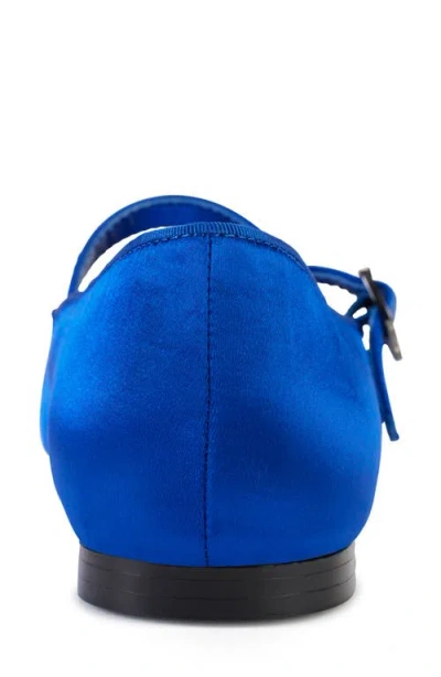 Karl Lagerfeld Women's Veyda Mary Jane Pointed Toe Flats In Blue