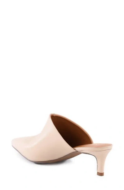 Seychelles Obsession Pointed Toe Kitten Heel Mule In Neutral