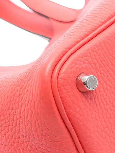 Pre-owned Hermes 2018 Picotin Lock Pm Handbag In Pink