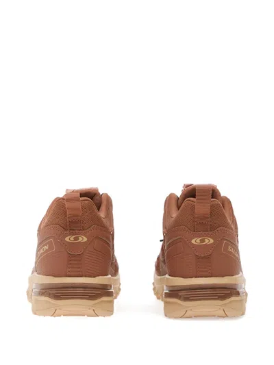 Salomon Acs + Satin Sneakers In Brown