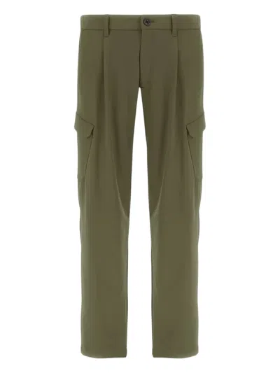 Herno Pleated Trousers In Green