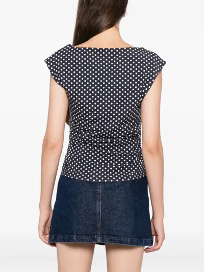 Reformation Aletta Top In Blue