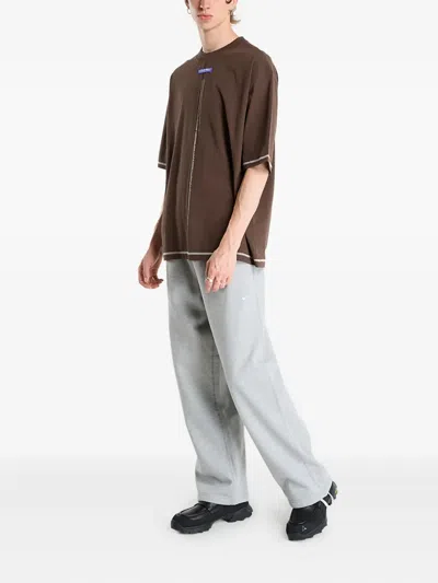 A-cold-wall* Night Shift T-shirt In Brown