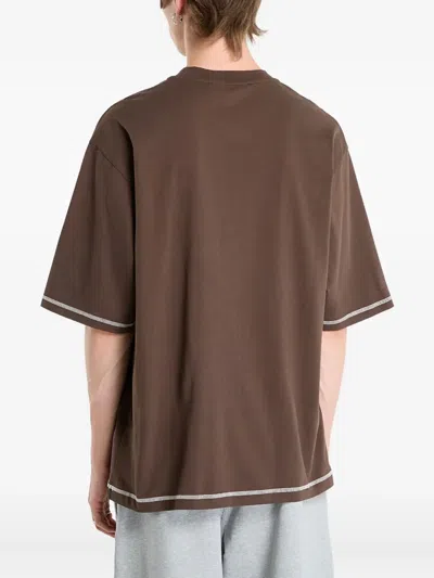A-cold-wall* Night Shift T-shirt In Brown