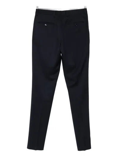 Lardini Pleat-detail Trousers In Blue