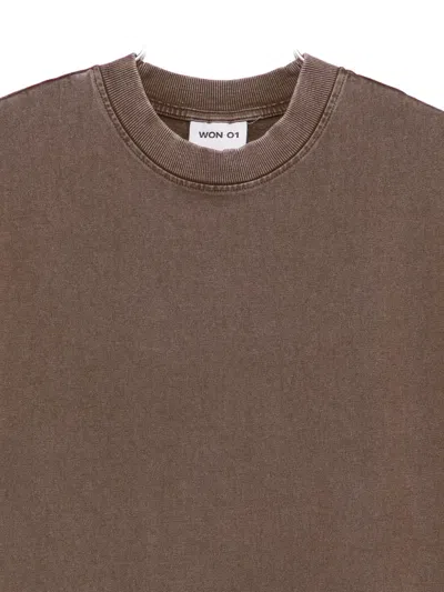 Won Hundred Emerson T-shirt In Brown