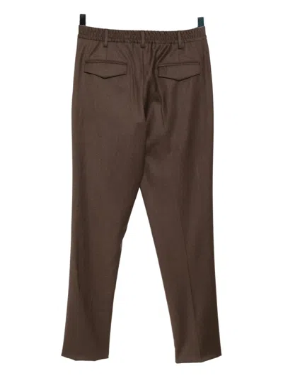 Lardini Tapered Trousers In Brown