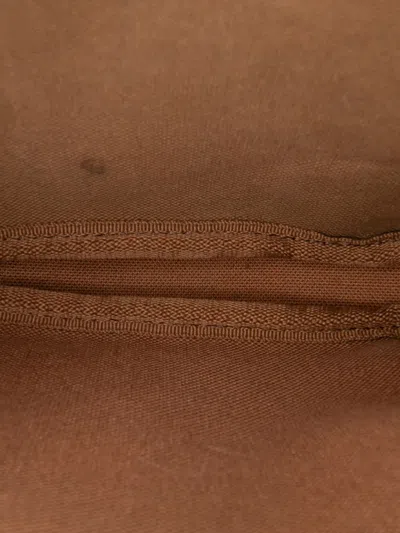 Pre-owned Louis Vuitton 2005 Monogram Mini Pochette Accessoires Handbag In Brown