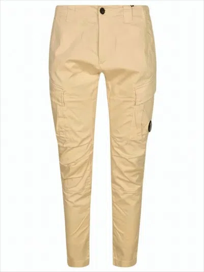 C.p. Company Tailored Mid-rise Straight Pants With Cargo Pockets In Multi
