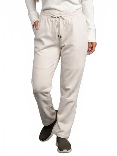 Tribal Drawstring Jogger Pant In Eggshell In White