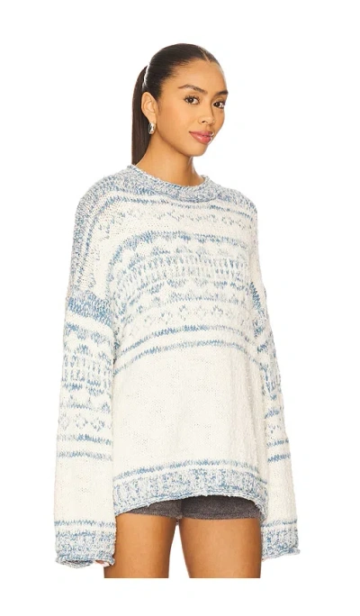 Free People Dani Pattern Sweater In Multi