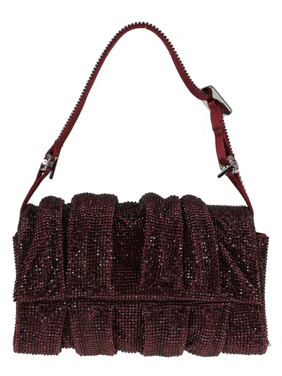 Benedetta Bruzziches Iris Miss Crystal-embellished Shoulder Bag In White