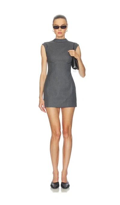 Camila Coelho Arden Mini Dress In Gray