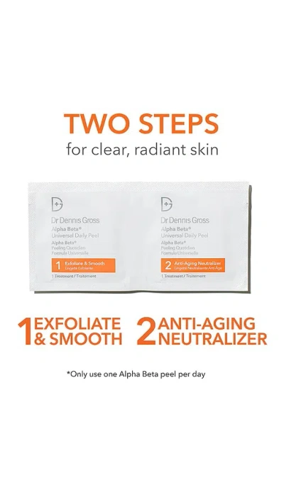 Dr Dennis Gross Skincare Bring The Clinic Home Alpha Beta Universal Daily Peel Kit