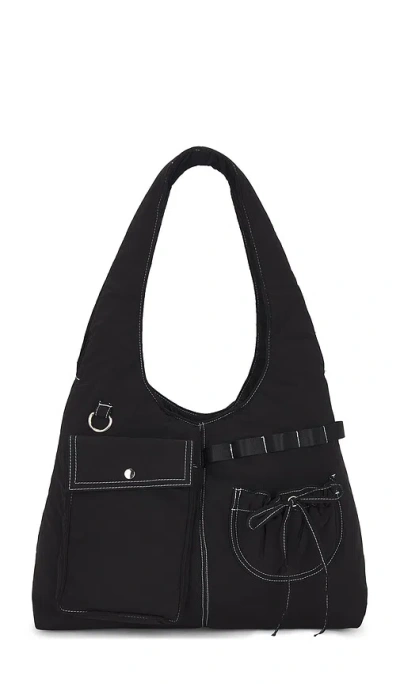 Damson Madder Multi Pocket Roisin Bag In Black