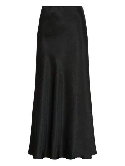 Maison Margiela Midi-length Flared Hem Skirt In Acetate In Multi