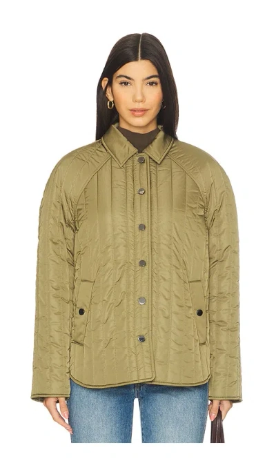 Pistola Sawyer Quilted Barn Jacket In Olive In Green