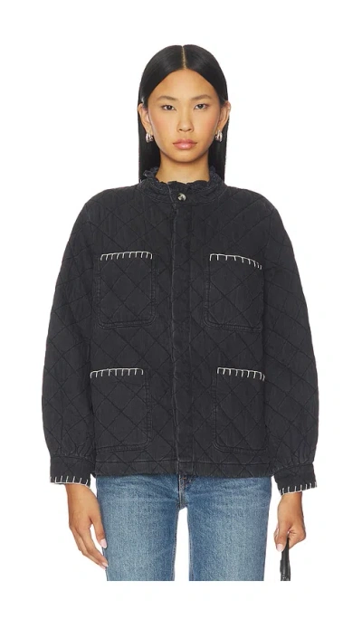 Seventy + Mochi Quilted Pablo Jacket In Black