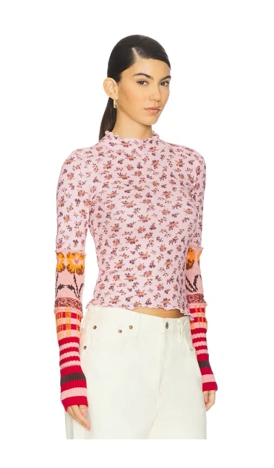 Free People X We The Free Bold Bowery Cuff Top In Multi