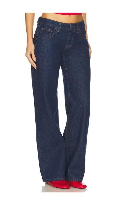 Free People X We The Free Tennessee Low Rise Bf In Blue
