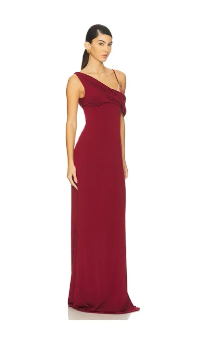 Bananhot Elektra Dress In Burgundy