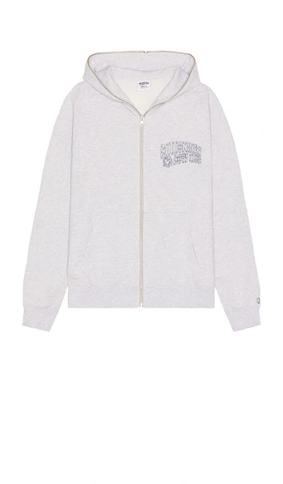 Billionaire Boys Club Small Curve Zip Hoodie In White