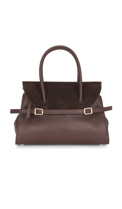 Simkhai Small River Top Handle Bag In Brown