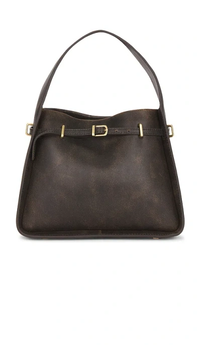 Simkhai Small Cleo Bucket Bag In Brown
