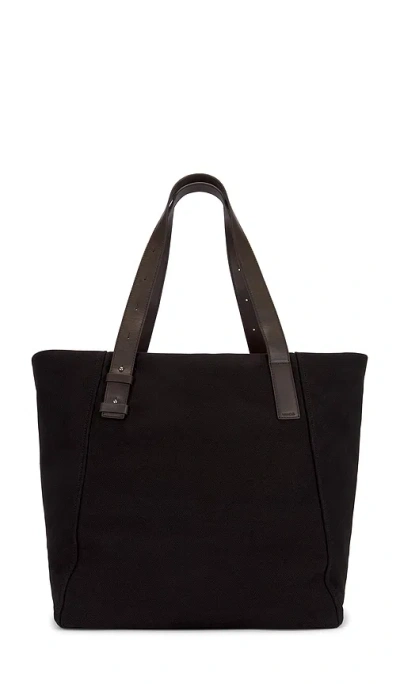 Vince Extra Large Canvas Tote In Black