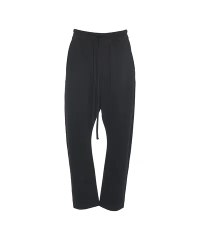 Thom Krom Joggers With Drawstring Waist In Black