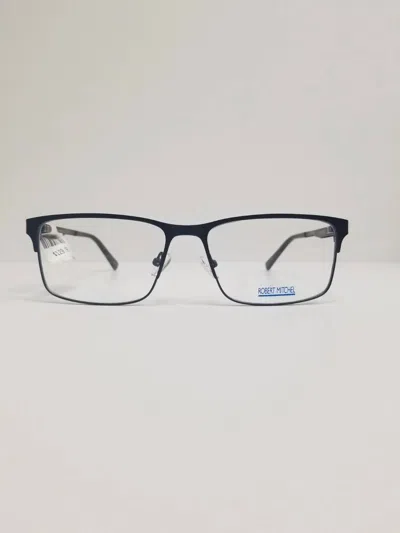 Robert Mitchel Men's Eyeglasses Spring Hinge In Navy In Blue