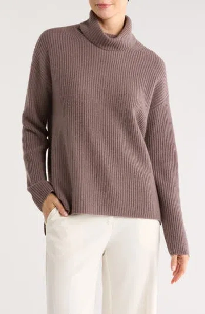 Nordstrom Wool & Cashmere Turtleneck Sweater In Pink